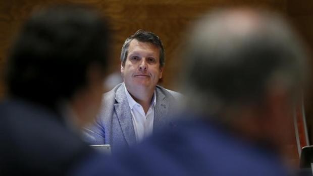 El tesorero de Cs, Carlos Cuadrado, en el Senado