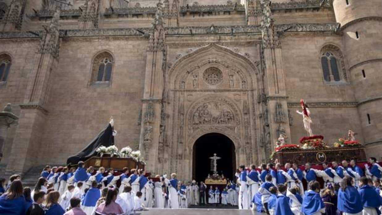 Procesión del Encuentro en Salamanca en una imagen de archivo