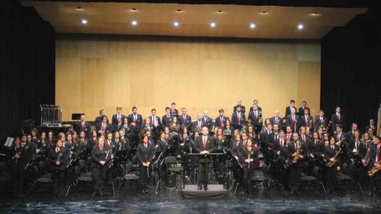 La Agrupación Musical y Cultural de Teulada, durante una actuación