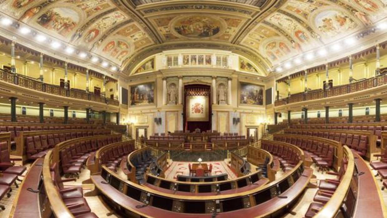 Imagen panorámica del Congreso de los Diputados