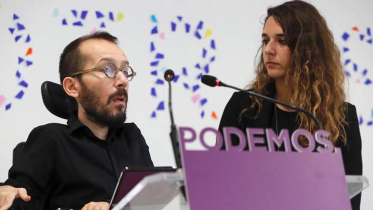 Pablo Echenique y Noelia Vera comparecen en rueda de prensa