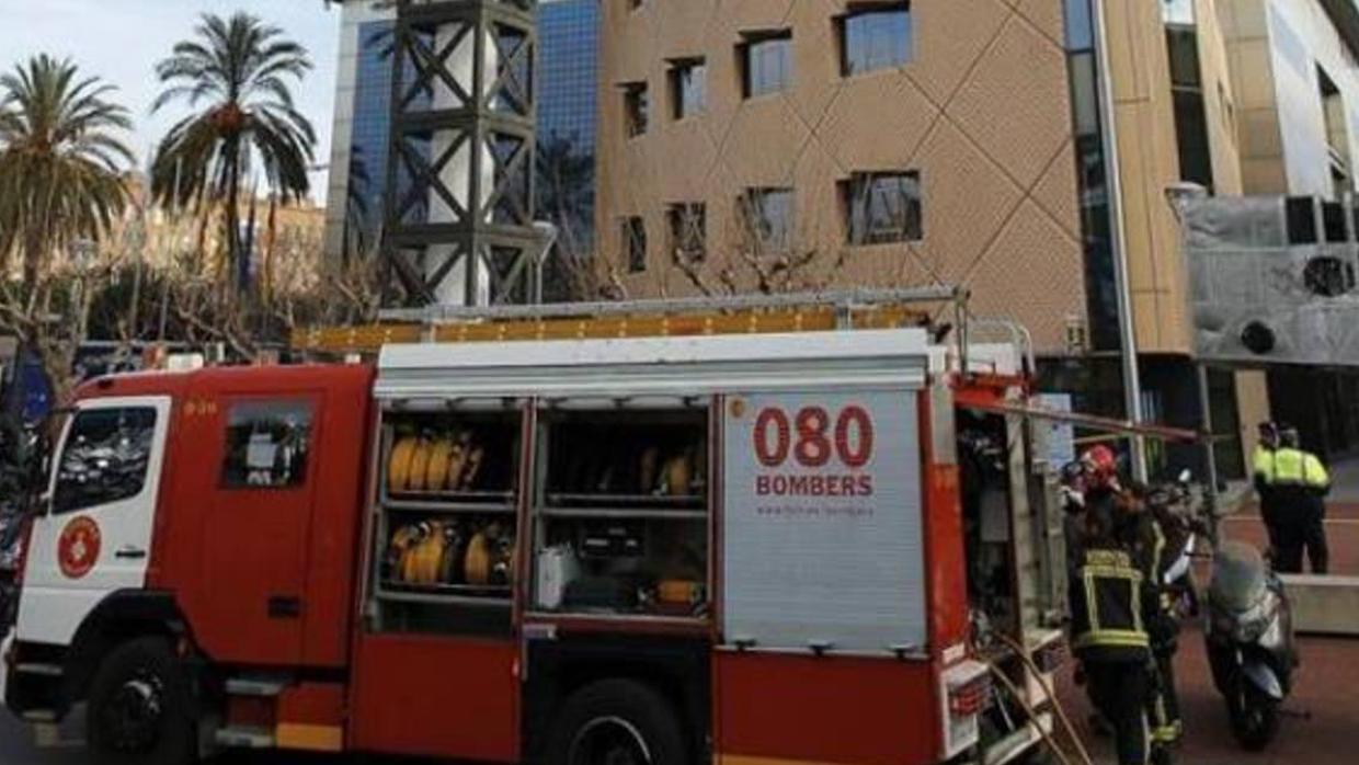 Bomberos de Barcelona en una imagen de archivo