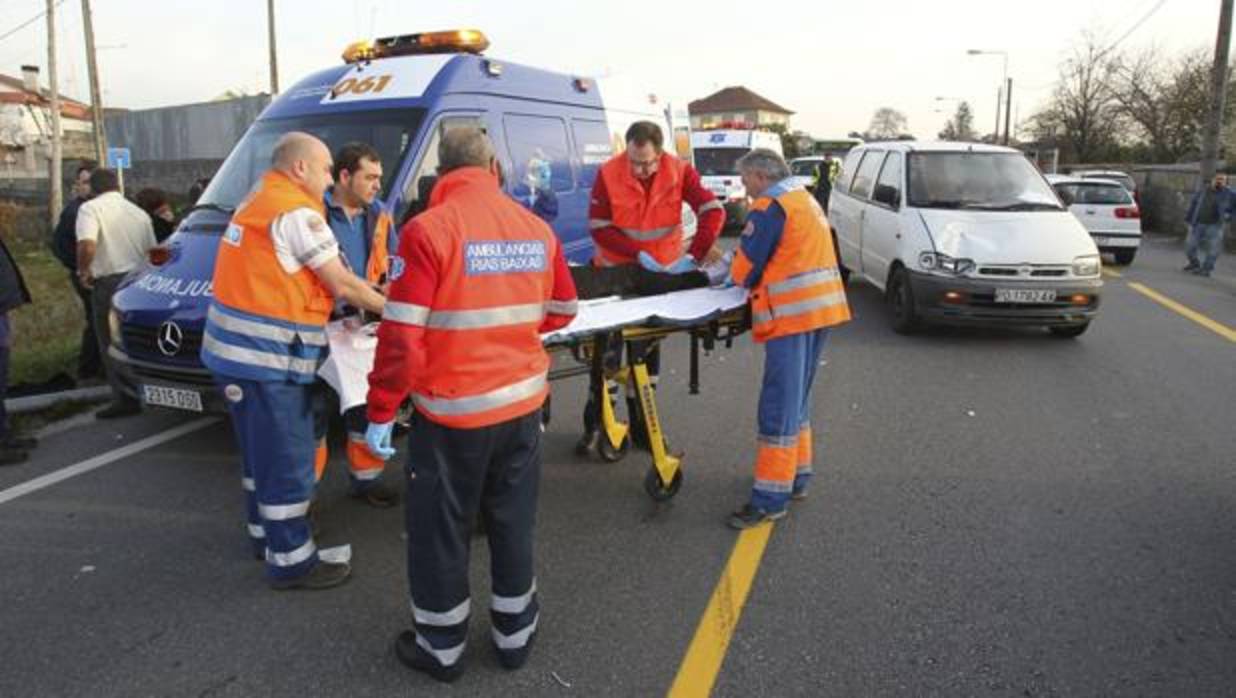 Imagen de archivo de una ambulancia