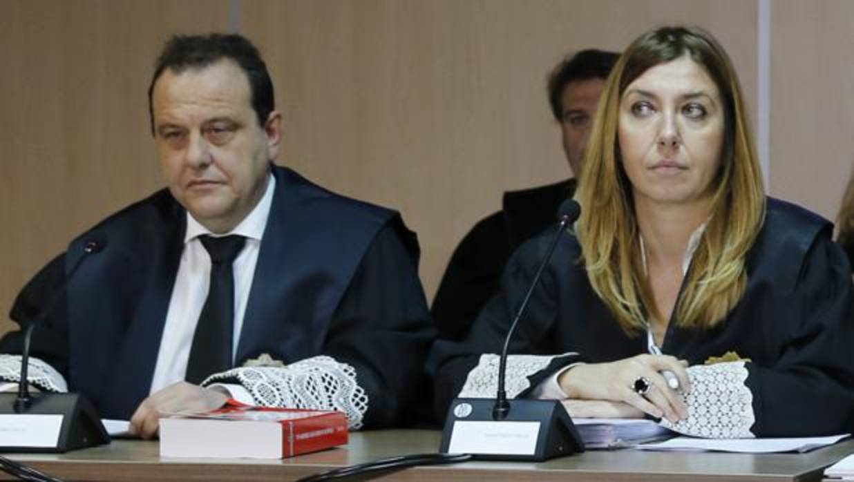 Pedro Horrach y Ana Lamas, cuando eran fiscales Anticorrupción en el juicio del Caso Nóos