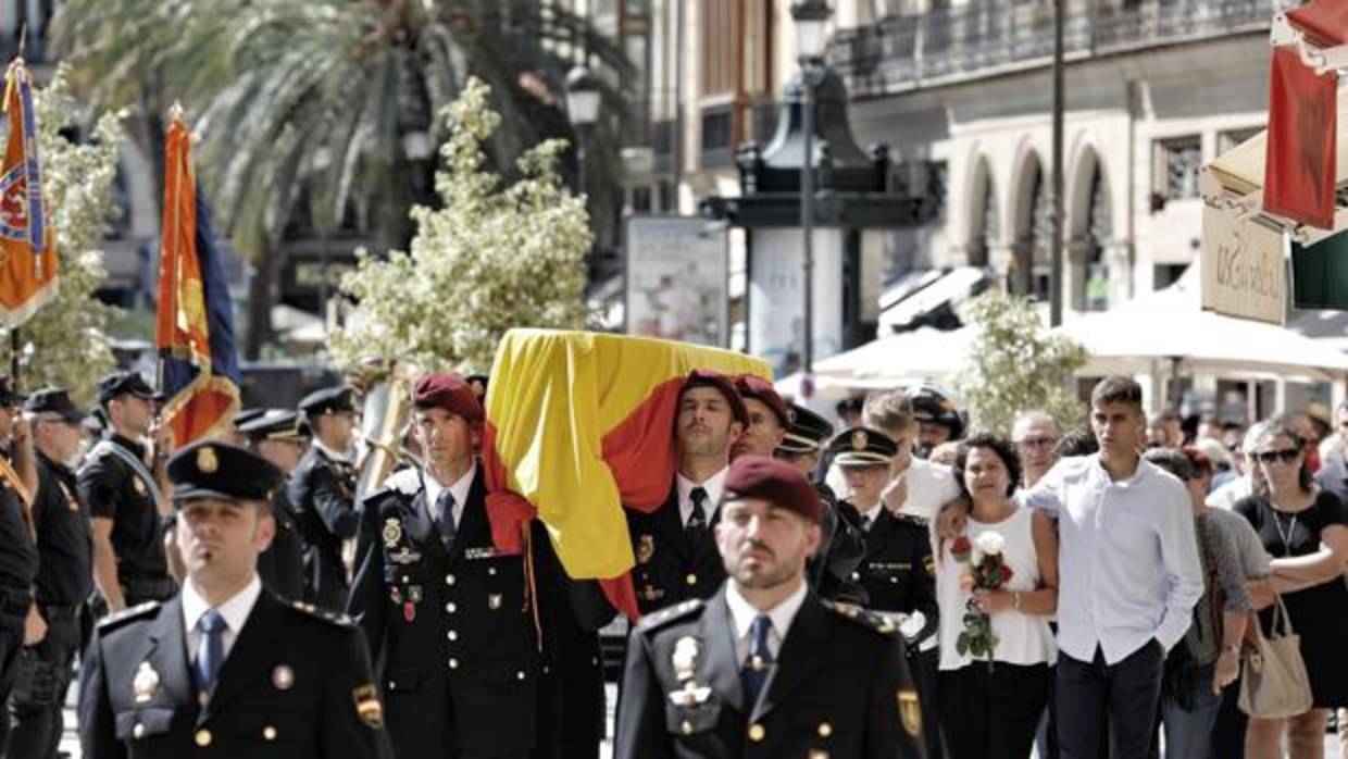 Imagen del funerla de Blas Gámez