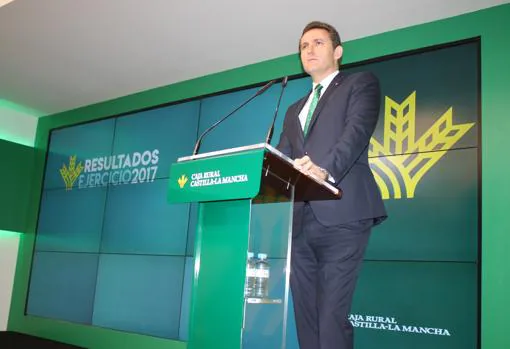 El director general de Caja Rural Castilla-La Mancha, Víctor Manuel Martín López