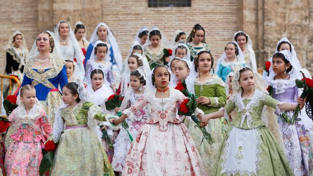 Segunda jornada de la Ofrenda de Fallas 2018