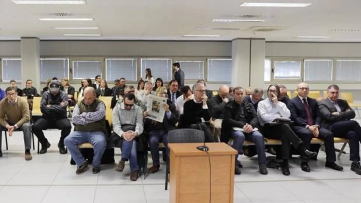 Sesión del juicio por el caso Emarsa, en Valencia en marzo del año pasado
