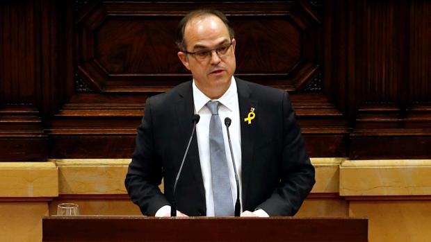 Jordi Turull se olvida de la «República» y pide diálogo al Estado en su discurso para una investidura fallida