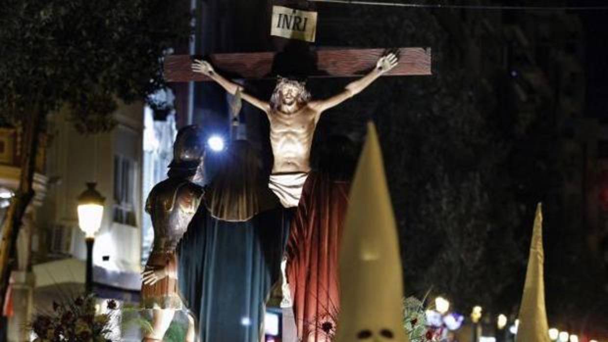 Imagen de uno de los pasos de la Semana Santa Marinera de Valencia