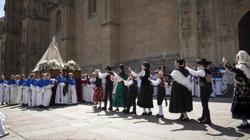 La Semana Santa de Salamanca destaca por el valor del patrimonio que la rodea