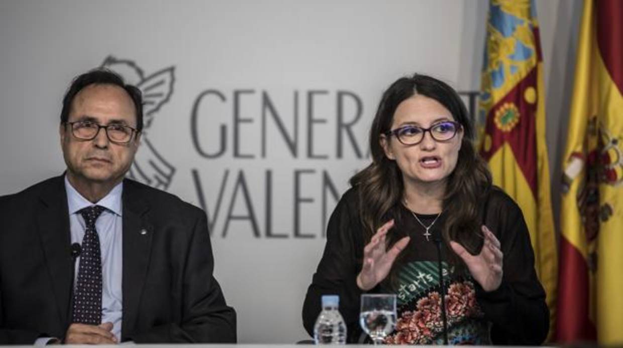 Imagen de archivo del conseller Soler y la vicepresidenta Oltra