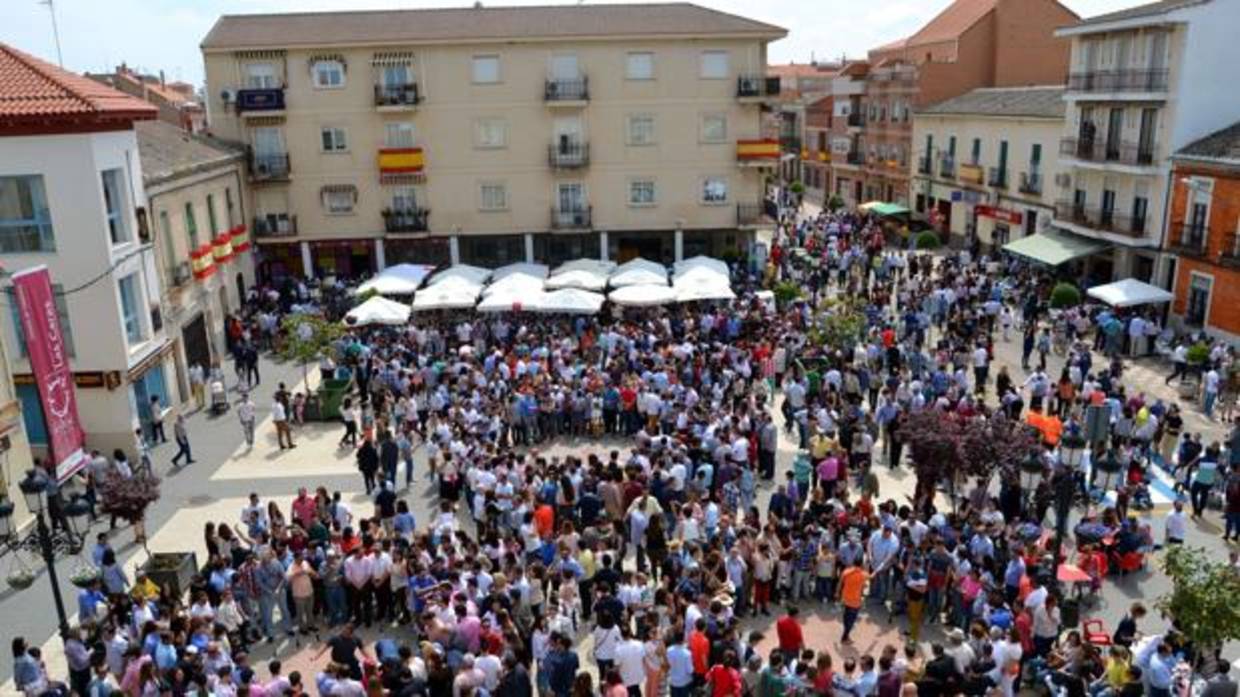 Celebración de las «Caras» en Calzada de Calatrava