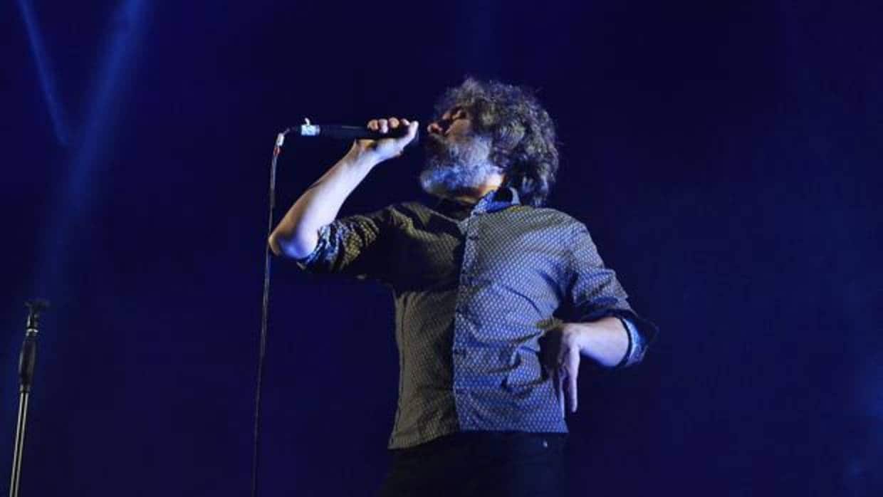 Iván Ferreiro, en su actuación de este jueves en el SanSan Festival 2018 en Benicàssim