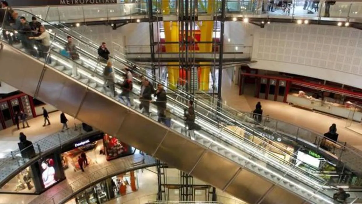 Imagen de un centro comercial de Barcelona