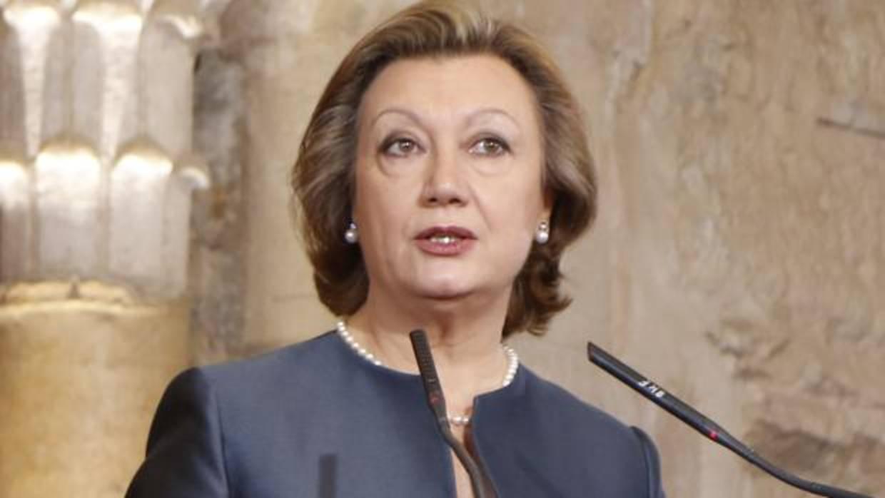 Luisa Fernanda Rudi, expresidenta de Aragón y actual senadora por designación autonómica