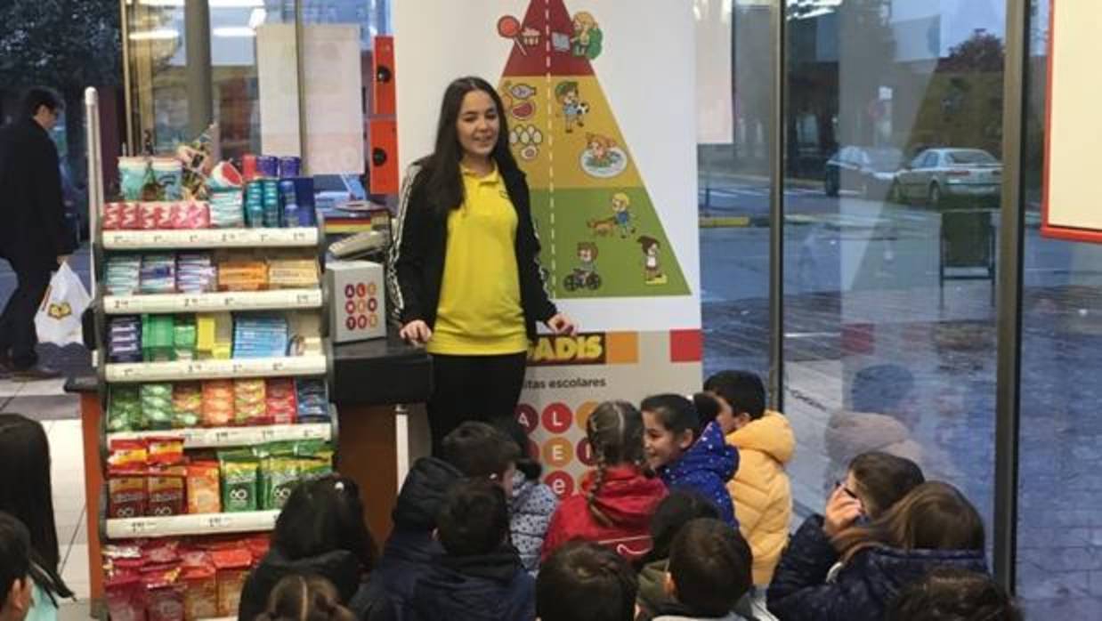 Una de las visitas escolares de Gadis en Valladolid