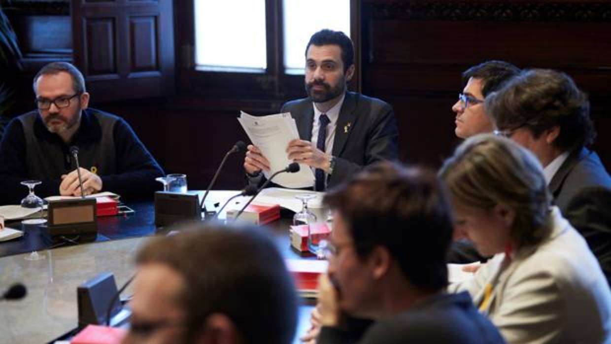 Reunión de la Mesa del Parlament