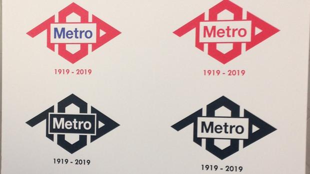 Este será el logo que Metro utilizará para celebrar sus cien años de servicio