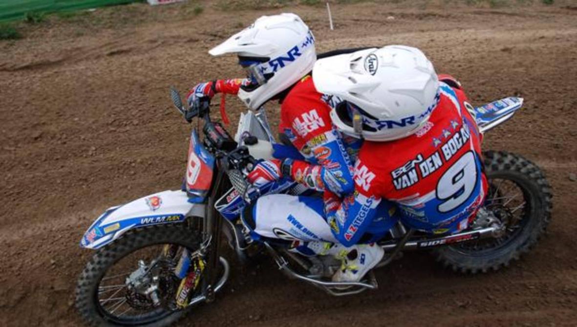 Marvin Vanluchene, belga, piloto y Ben Ven der Bogaart, holandés, pasajero, ganadores de la prueba de Talavera