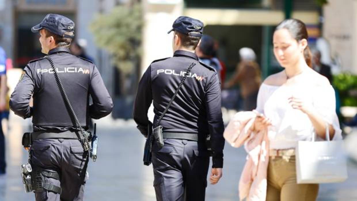 Imagen de archivo de la Policía Nacional en Valencia