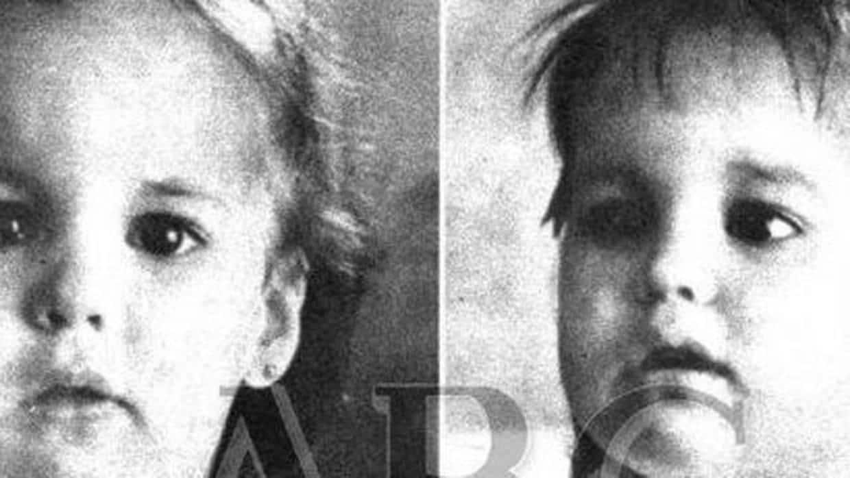 Esther y Myriam, dos de las niñas, de tres años, asesinadas el 11 de diciembre de 1987