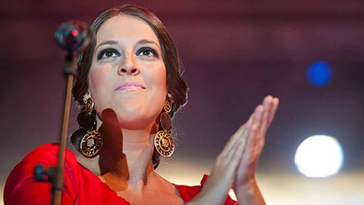 La cantante flamenca la «Argentina», en una de sus actuaciones más recientes