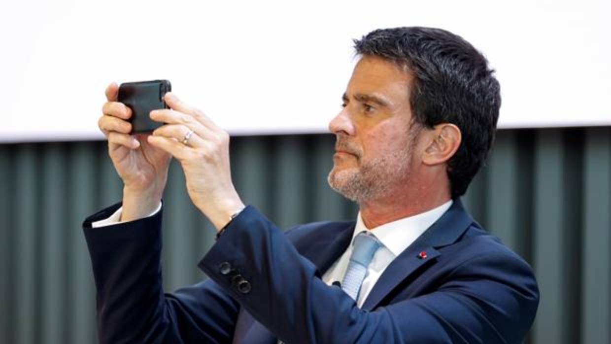 Manuel Valls, en un coloquio en Madrid esta semana