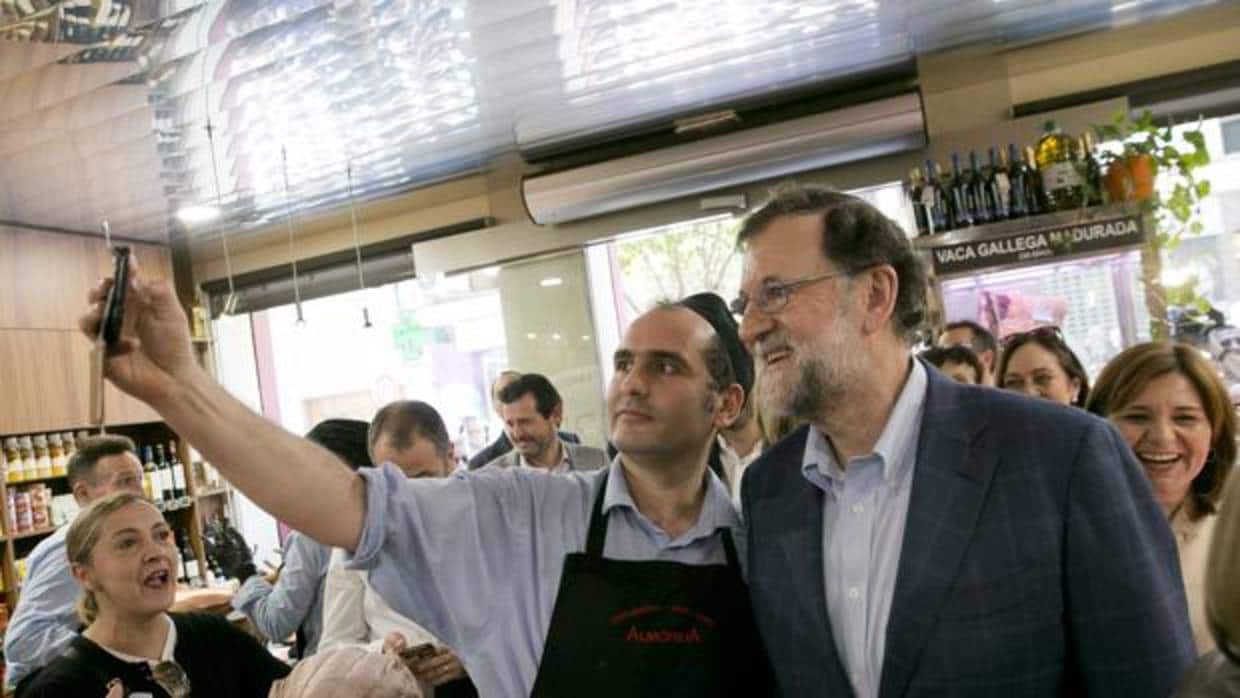 Imagen de Mariano Rajoy durante su visita a Elche del pasado mes de febrero