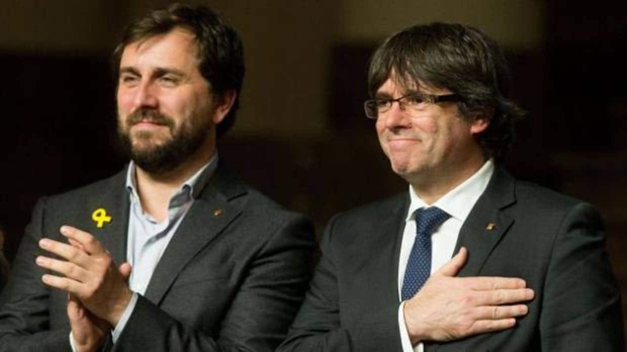 El exconsejero catalán con Carles Puigdemont
