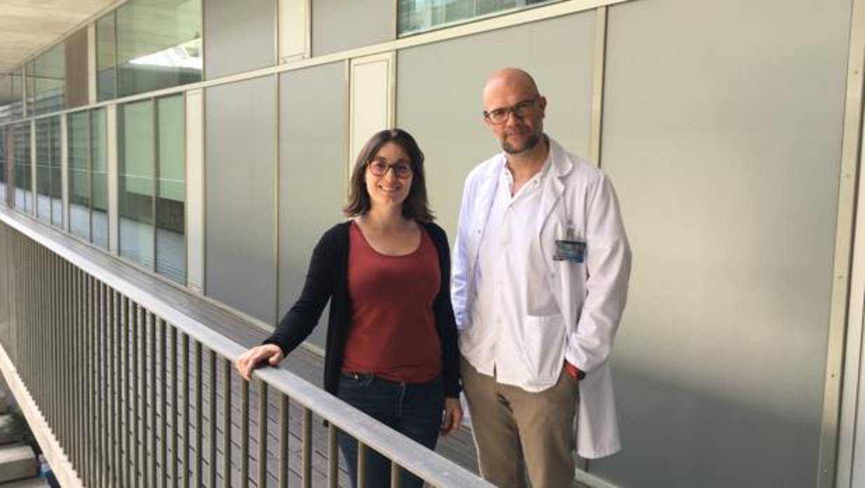 Carolina Soriano y Jordi Jiménez-Conde, investigadores del grupo de investigación en Neurovascular del IMIM
