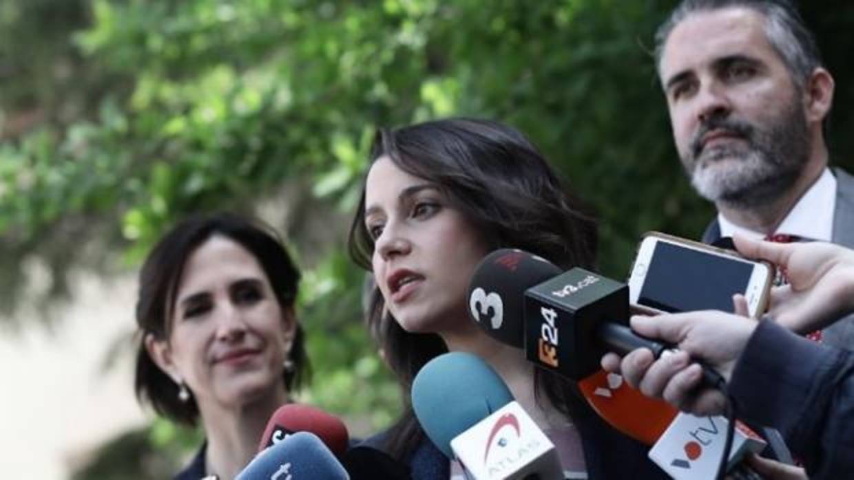 La dirigente de Ciudadanos en Cataluña, Inés Arrimadas.