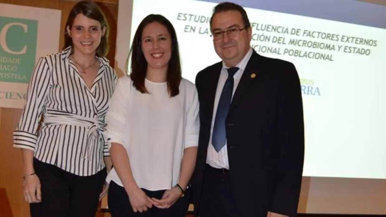 Alejandra Cardelle, Paula Roca y José Manuel Miranda