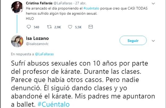 Twitter: la concejal de Igualdad de Valencia revela que sufrió abusos sexuales cuando tenía diez años