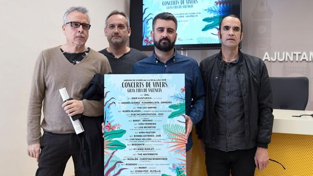 Conciertos de Viveros 2018: cartel de artistas y fechas de las actuaciones de la Gran Fira de Valencia