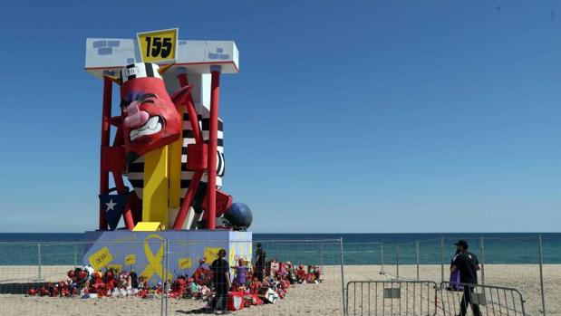 Polémica en Badalona por un «demonio independentista»