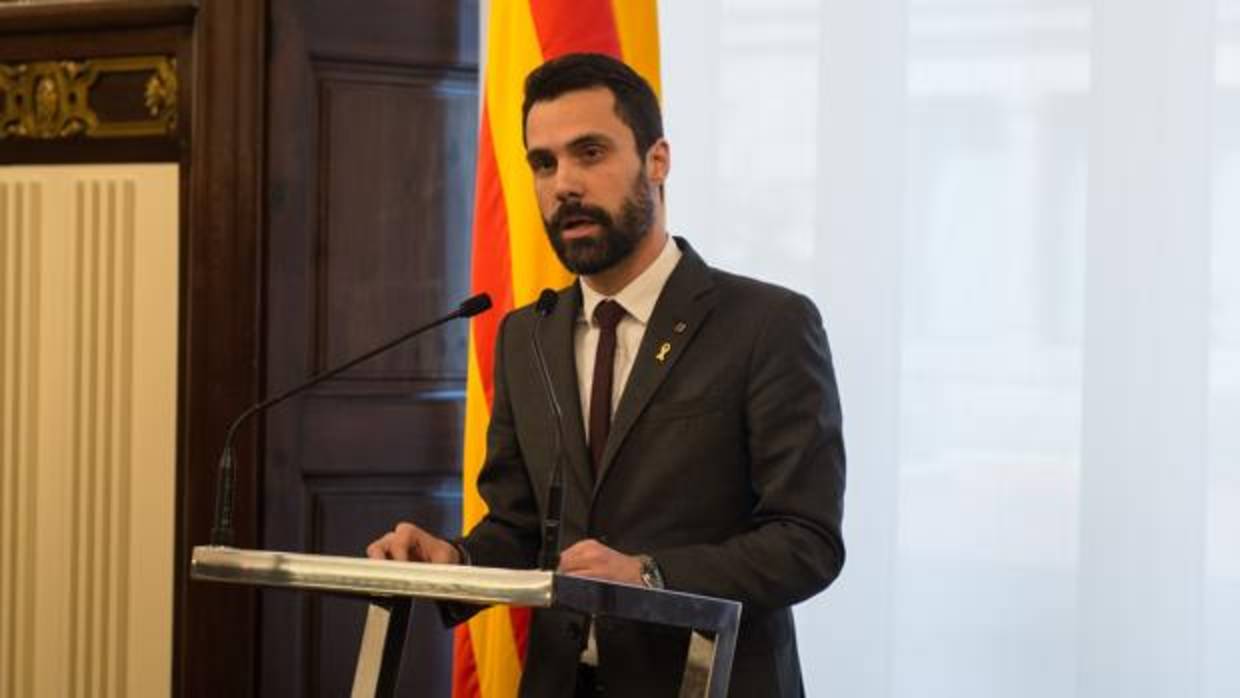 El presidente del Parlament de Cataluña, Roger Torrent