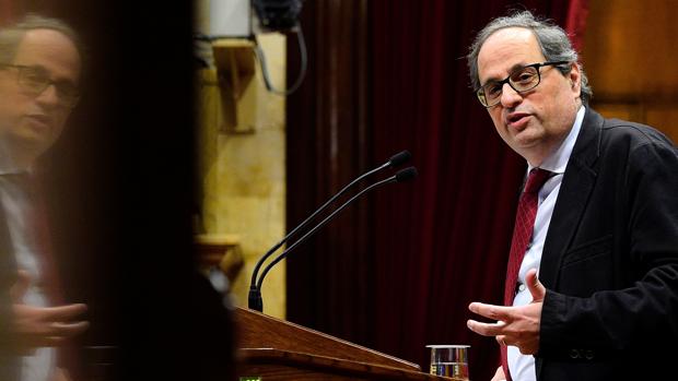 El pleno de investidura de Quim Torra se celebrará mañana