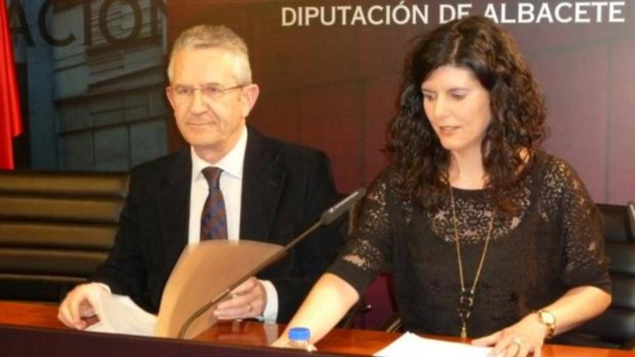 Francisco Belmonte con Josefina Navarrete, alcaldesa de Barrax, en una imagen reciente