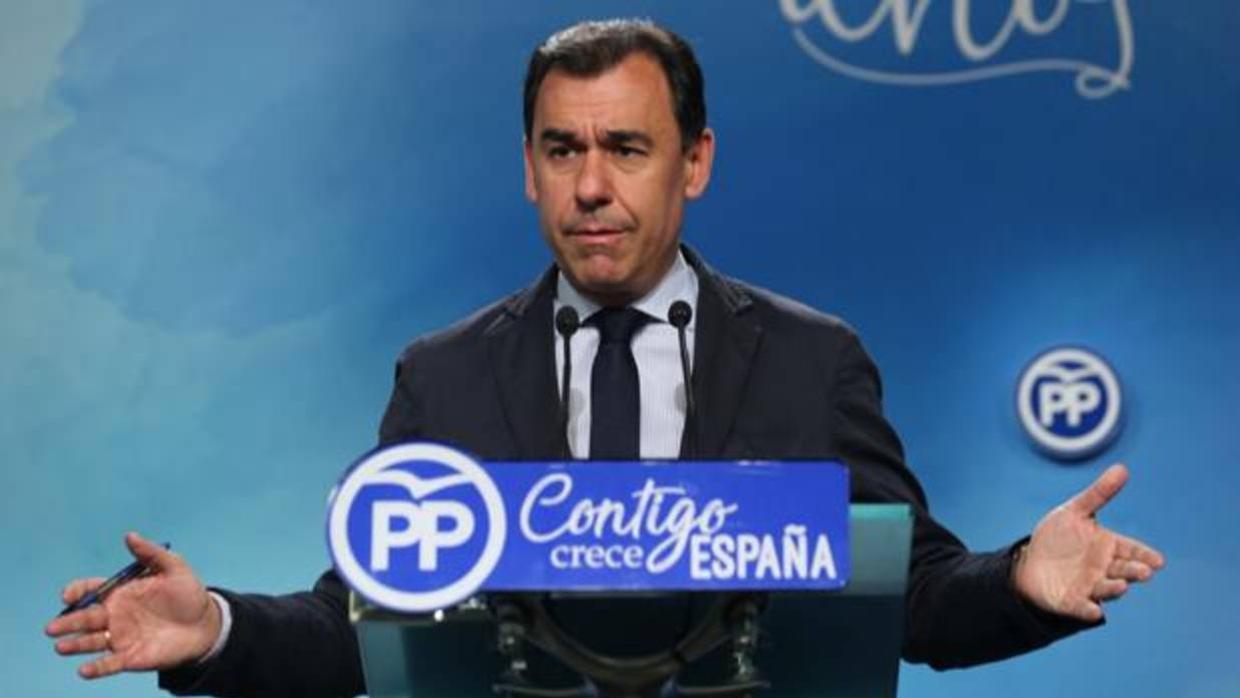 El coordinador general del PP, Fernando Martínez-Maillo, este martes