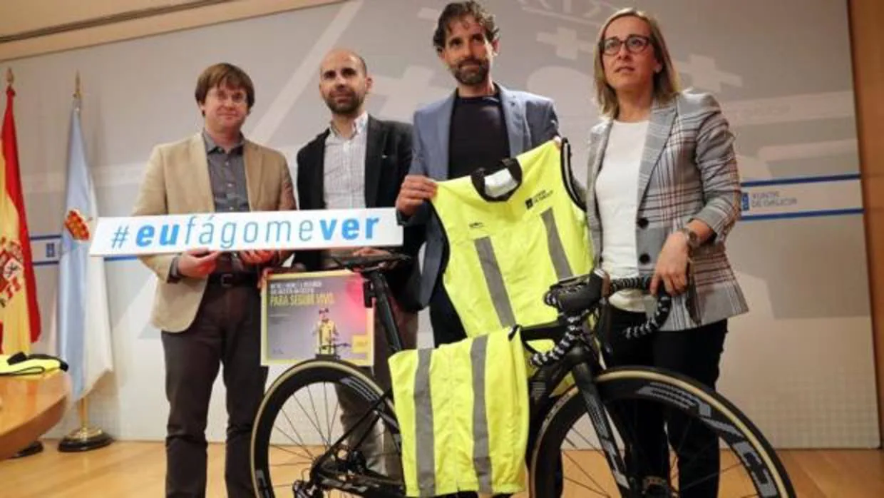 Presentación de la campaña de seguridad vial para los ciclistas