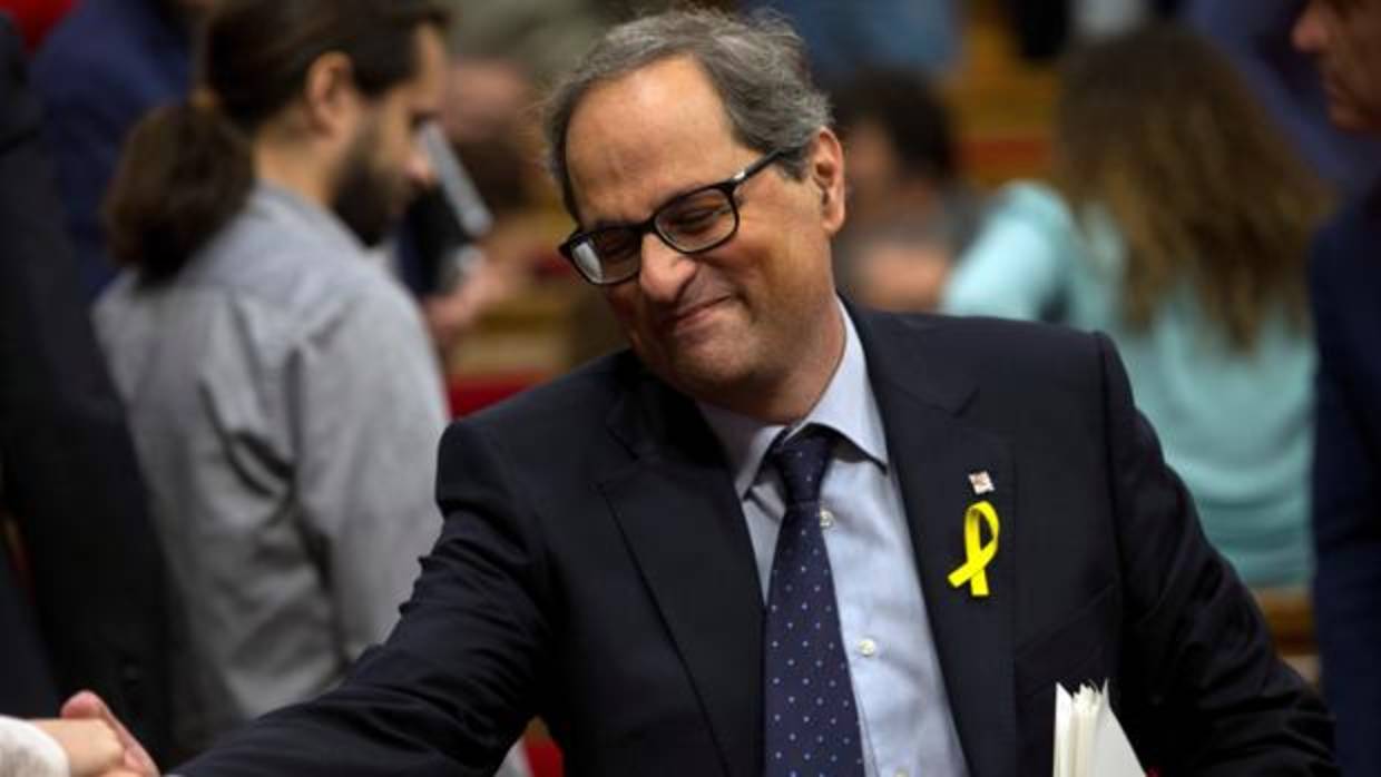 El presidente electo de la Generalitat, Quim Torra