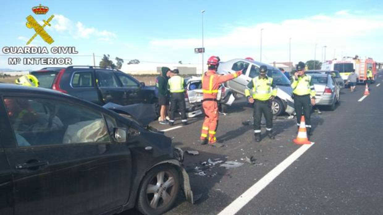 Imagen del accidente múltiple