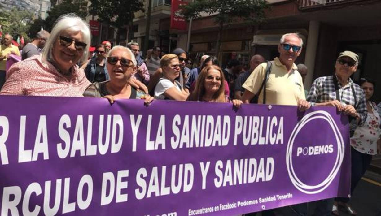 Una manifestación este mes de mayo en Canarias