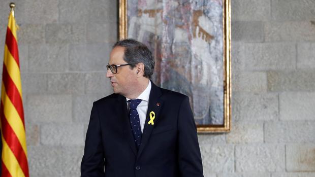 La toma de posesión del Gobierno de Quim Torra, en el aire