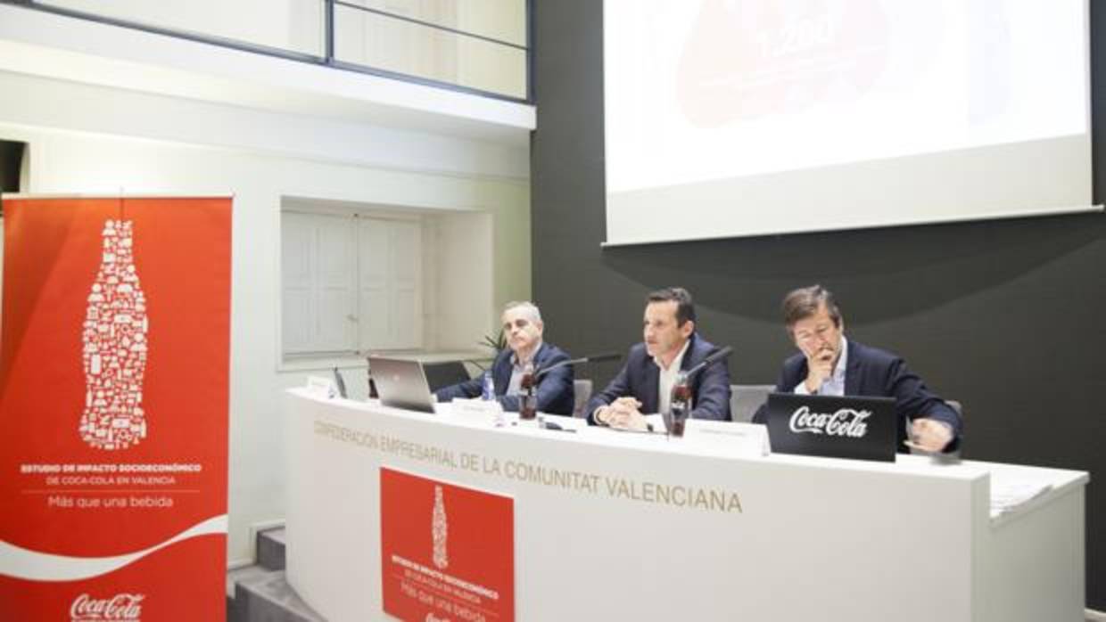 Presentación del estudio de impacto de Coca-Cola en la Comunidad Valenciana