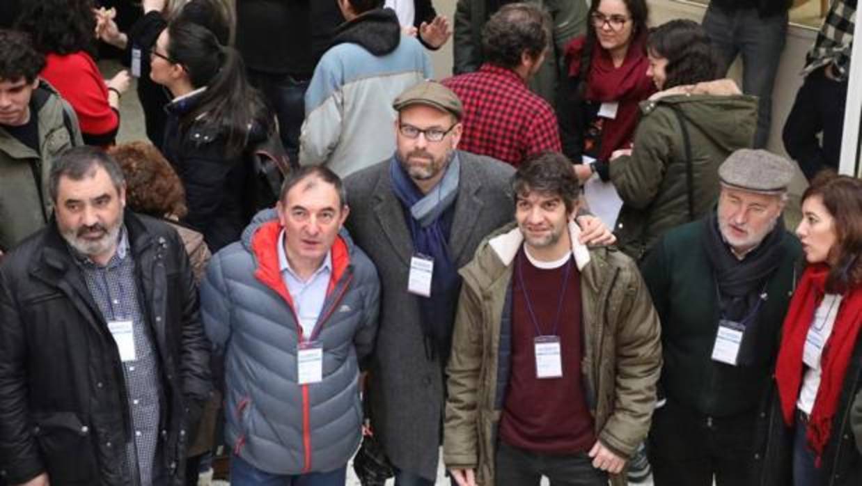 Noriega junto a los alcaldes de Ferrol y Teo el pasado enero
