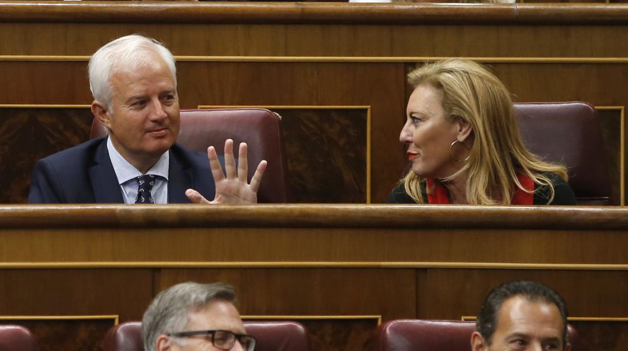 Eloy Suárez,, durante la votación de la moción de censura