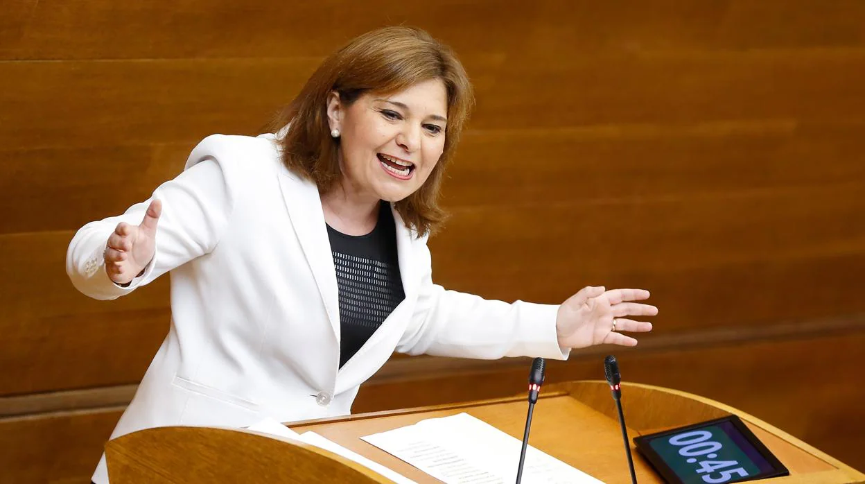 Imagen de la presidenta del PP valenciano, Isabel Bonig