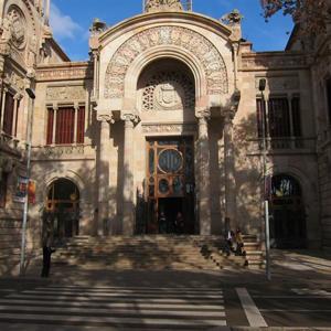 Fachada del Tribunal Superior de Justicia de Cataluña (TSJC), en Barcelona